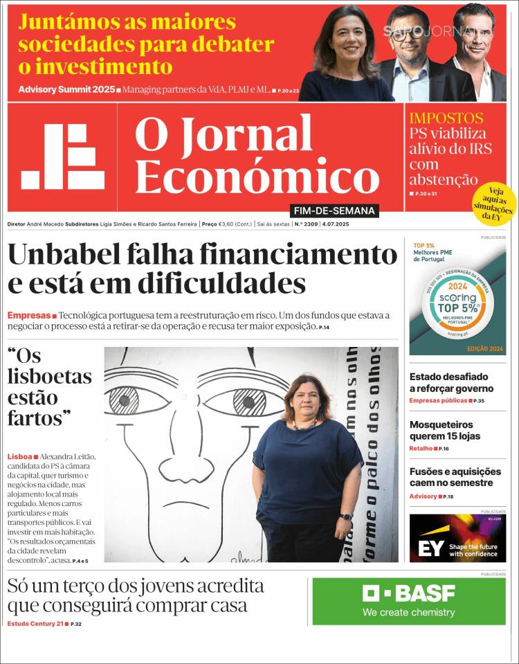 Portada de Oje (Portugal)