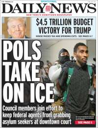 Portada de Daily News - New York (USA)