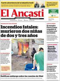 Portada de El Ancasti (Argentina)
