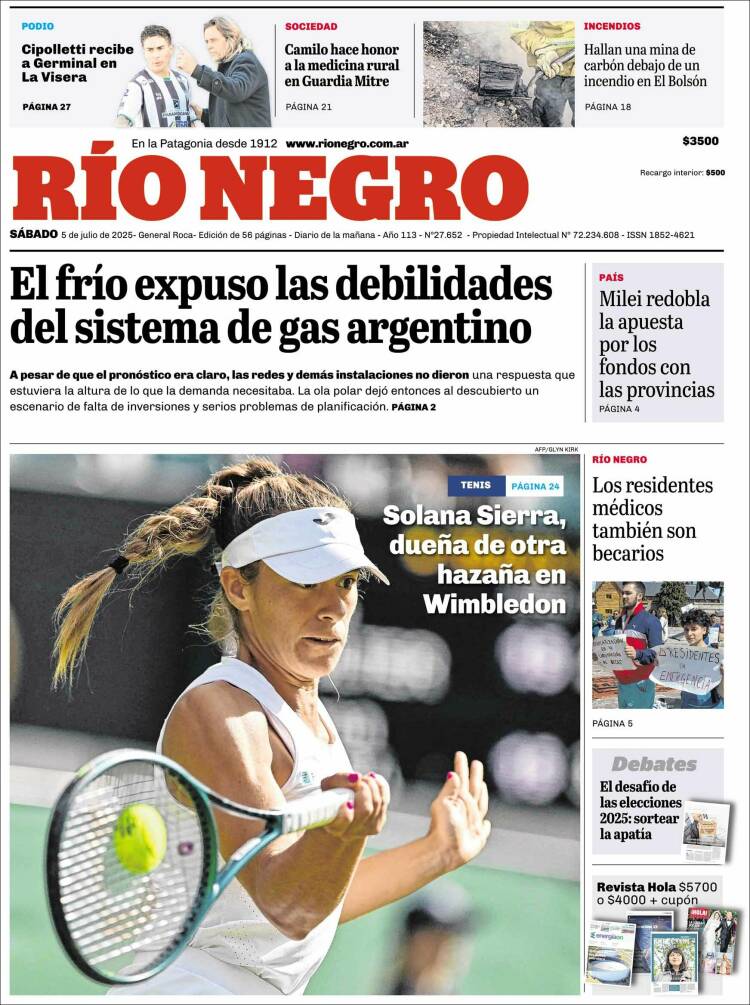 Portada de Rio Negro (Argentina)