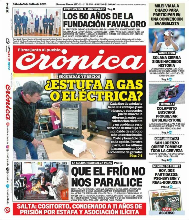 Portada de La Voz del Chaco (Argentine)