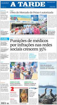 Portada de Diário A Tarde (Brasil)