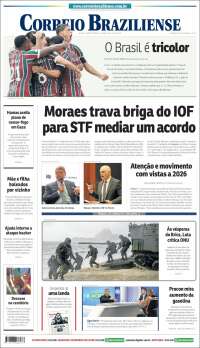 Portada de Correio Braziliense (Brasil)