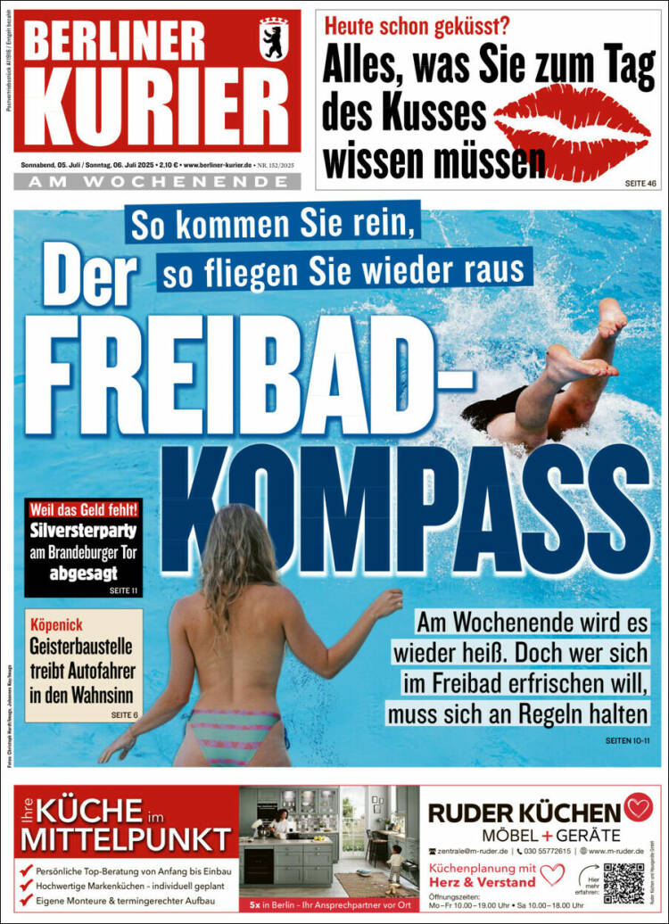 Portada de Berliner Kurier - Startseite BK (Alemania)