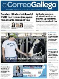 Portada de El Correo Gallego (Spain)