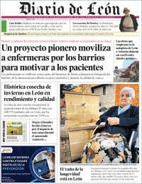 Portada de Diario de León (España)