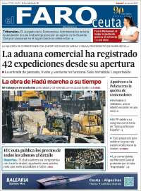 Portada de El Faro de Ceuta (Spain)