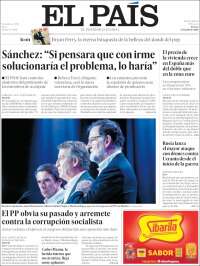 Portada de El País (Spain)