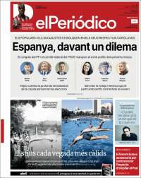 Portada de El Periódico de Catalunya (Spain)