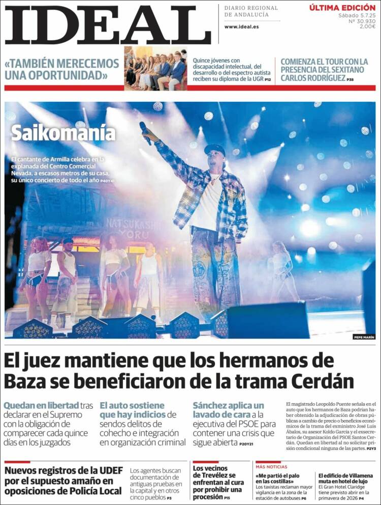 Portada de Ideal (España)