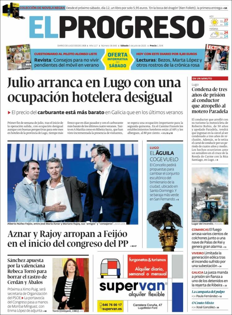 Portada de El Progreso (España)