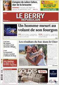 Portada de Berry Republicain (Francia)