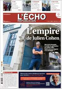 Portada de L'Echo Républicain (Francia)
