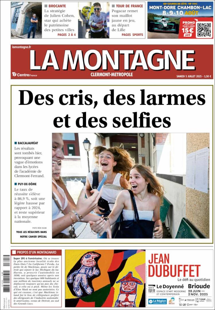 Portada de La Montagne (Francia)