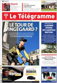 Portada de Télégramme (Francia)