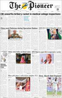 Portada de The Pioneer (India)