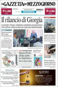 Portada de La Gazzetta del Mezzogiorno (Italy)