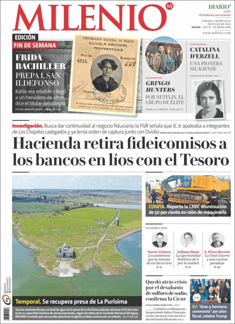 Portada de Milenio de León (México)