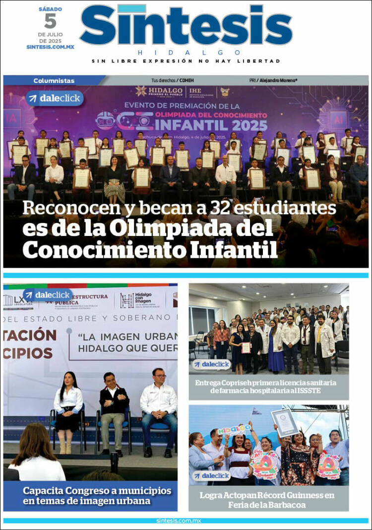Portada de Sistesis - Hidalgo (México)