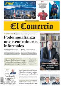 Portada de El Comercio (Peru)