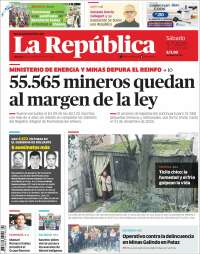 Portada de La Republica (Peru)