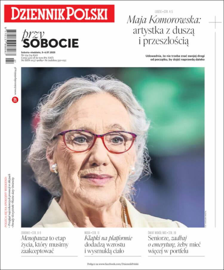 Portada de Dziennik (Polonia)