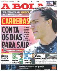 Portada de A Bola (Portugal)