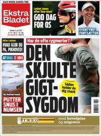 Portada de Ekstra Bladet (Dinamarca)