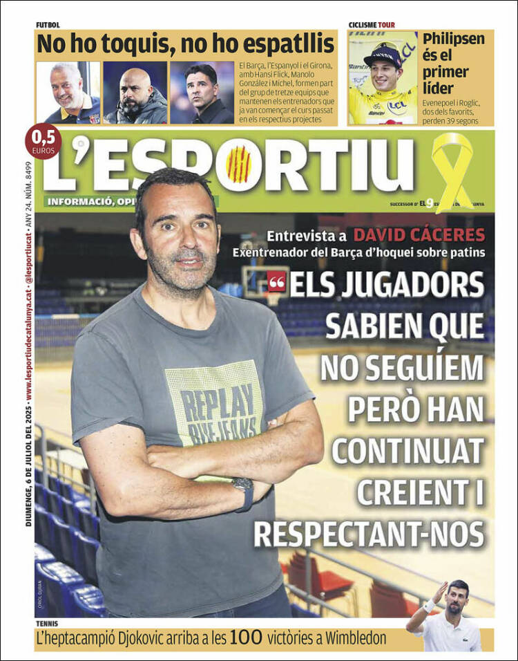 Portada de L'Esportiu (Spain)