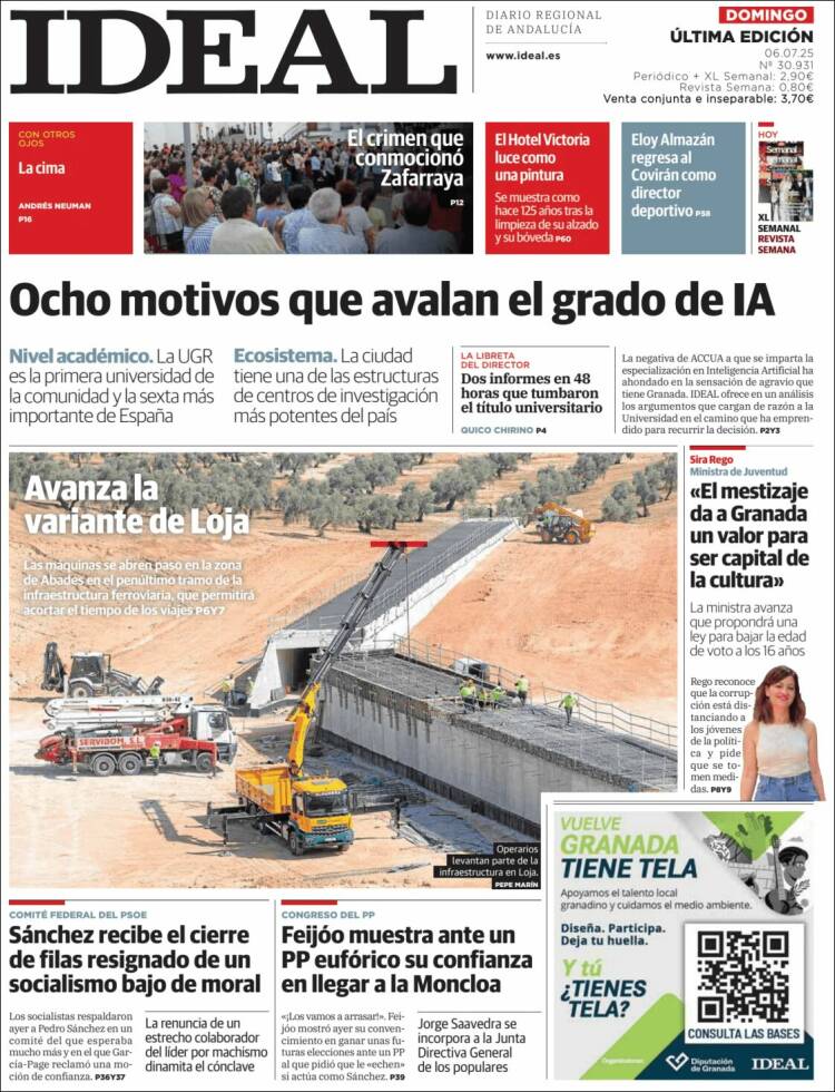 Portada de Ideal (España)