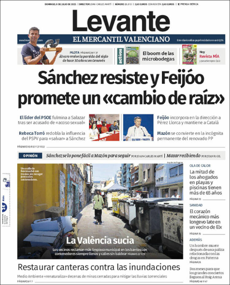 Portada de Levante (España)