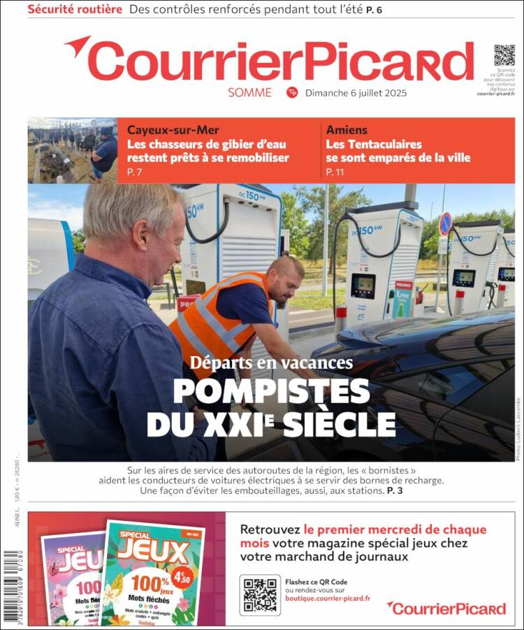 Portada de Courrier Picard (Francia)