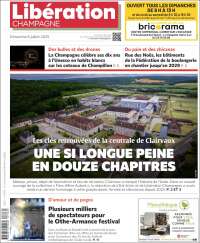 Portada de Libération Champagne (Francia)