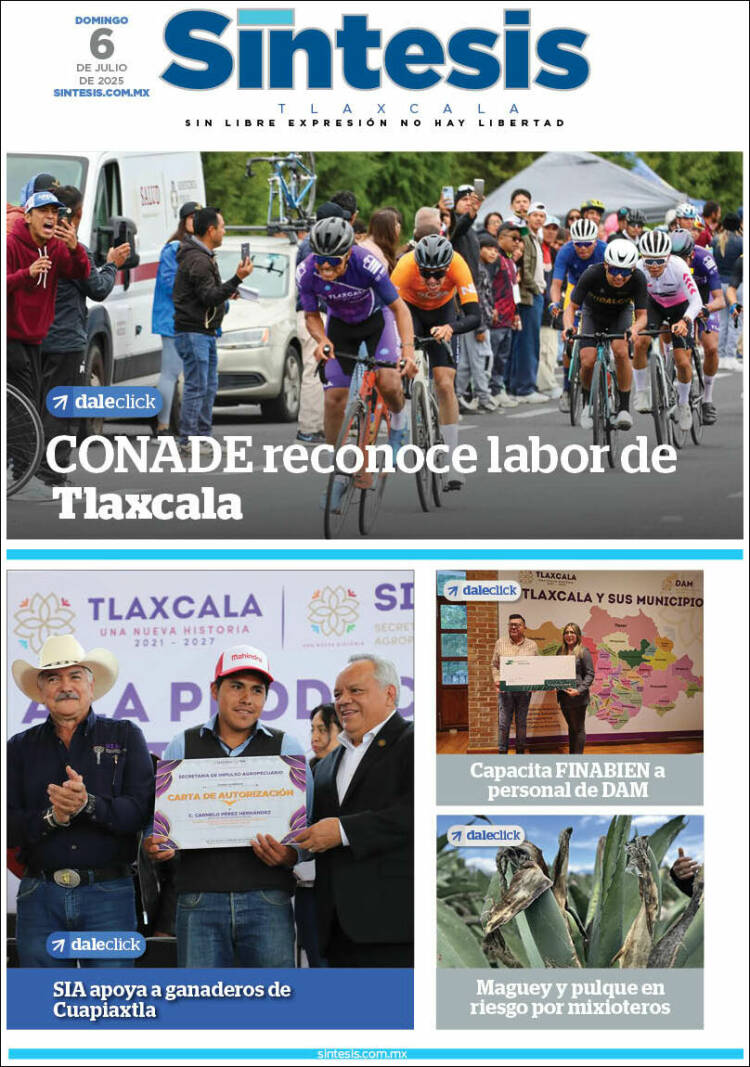 Portada de Síntesis de Tlaxcala (México)