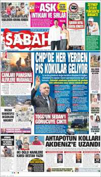 Portada de Sabah (Turquía)