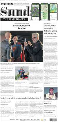 Portada de The Plain Dealer (USA)