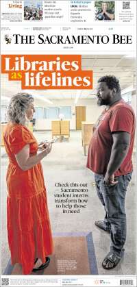 Portada de The Sacramento Bee (USA)