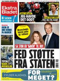 Portada de Ekstra Bladet (Dinamarca)