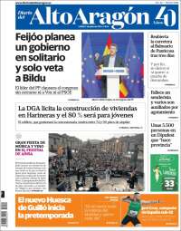 Portada de Diario del AltoAragón (España)