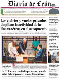 Portada de Diario de León (España)