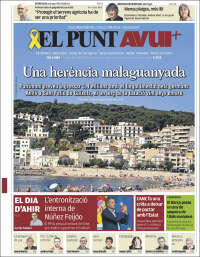 Portada de El Punt Avui (España)