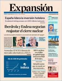 Portada de Expansión (España)