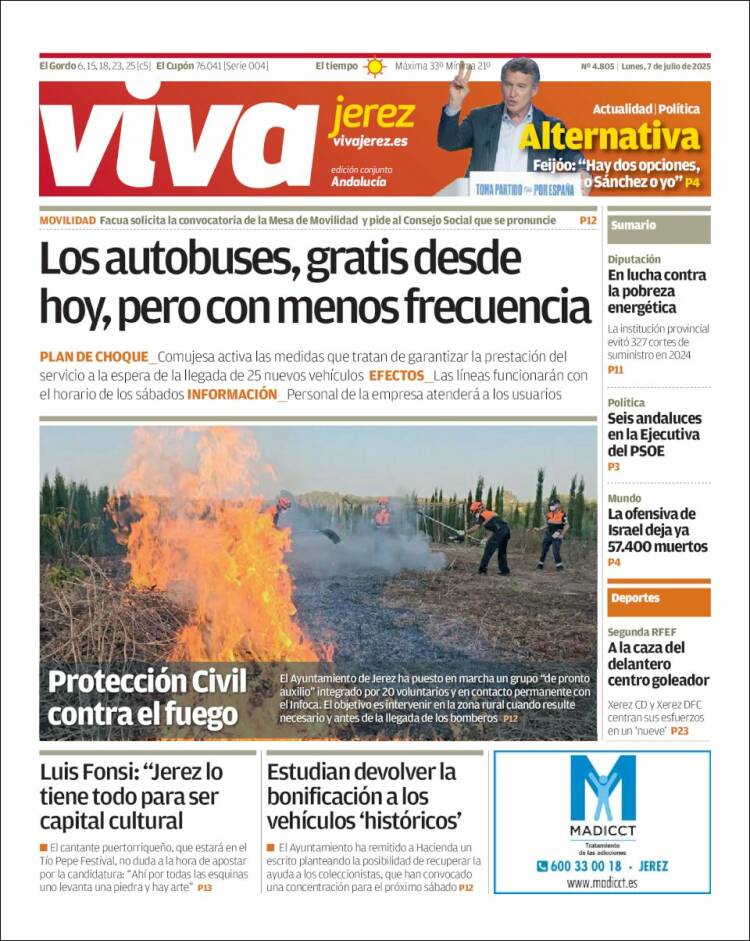 Portada de Información - Jerez (España)