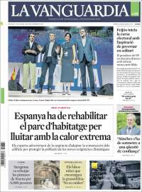 Portada de La Vanguardia (España)