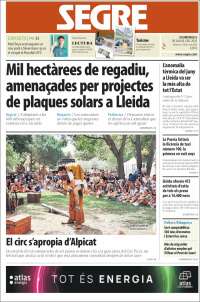 Portada de Segre (España)