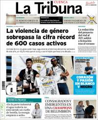 Portada de La Tribuna de Cuenca (España)