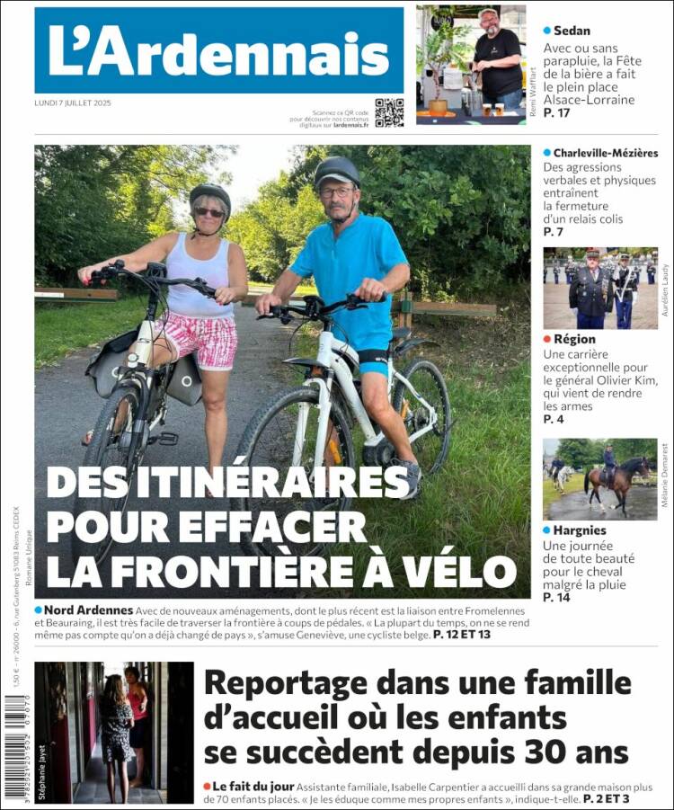 Portada de L'Ardenais (Francia)