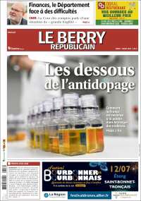 Portada de Berry Republicain (Francia)