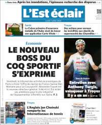Portada de L'Est Eclair (Francia)
