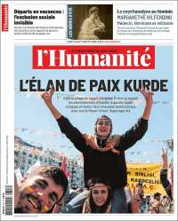 Portada de l'Humanite (Francia)